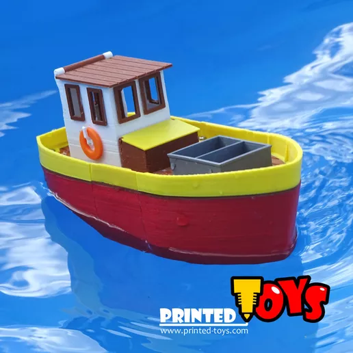 Small fishing boat - floating toy for kids