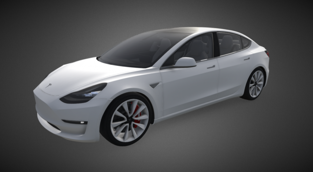 Tesla 2018 Model 3 - DownloadFree3D.com