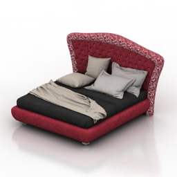 Bed B Forms Doge 3d model