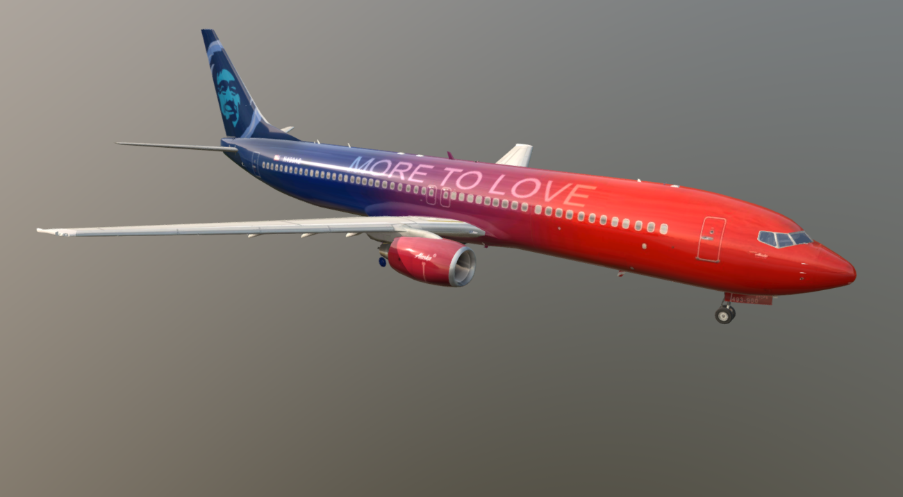 Boeing 737-900W (11 paints) Highly Detailed
