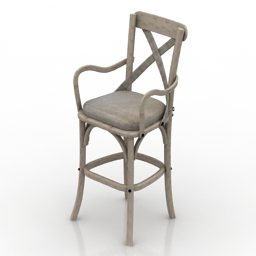 Chair bar STD 3d model