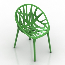 Chair cosmorelax vegetal 3d model