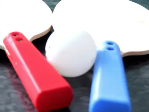 Fully Fabbable Tennis table paddles