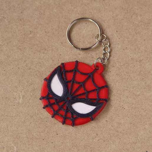 Keychain Multicolor Spiderman
