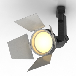 Lamp FLOS Compass Spot for track | DownloadFree3D.com