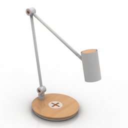 Encommium arrestordre cyklus Lamp IKEA RIGGAD Work lamp with wireless charging - DownloadFree3D.com