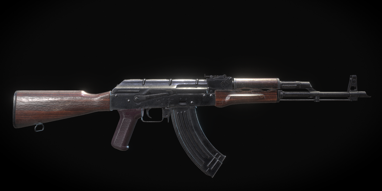 Low Poly AK-47