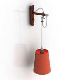 Sconce Lamp Buster Punch Wall Hooked Nude 3d model