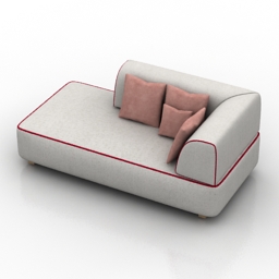 Sofa MisuraEmme Cannes 3d model