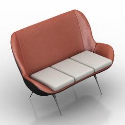 Sofa unic 3d model
