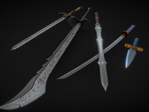 Weapons Pack - Swords | Dagger