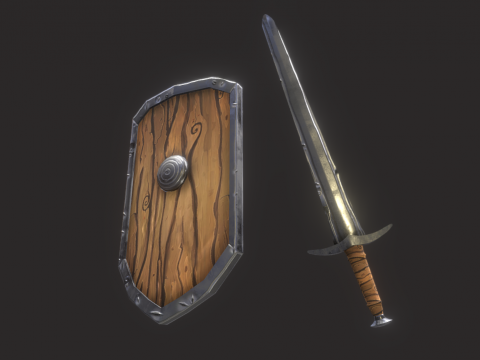 Shield and sword