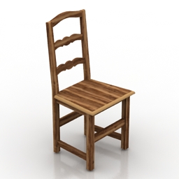 Chair old 3d model