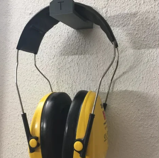 Headphone Holder with Initials