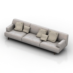 Sofa Poliform Tribeca 3d model