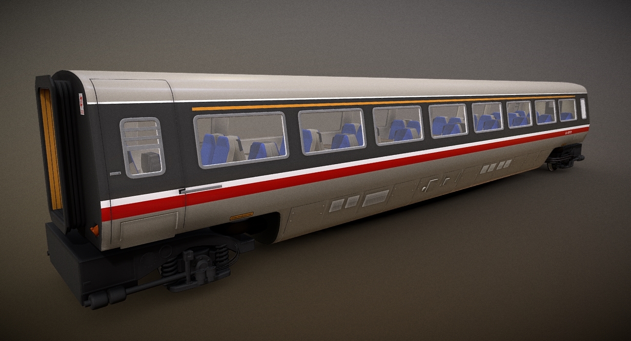Train - British Rail APT 1st Class Carriage