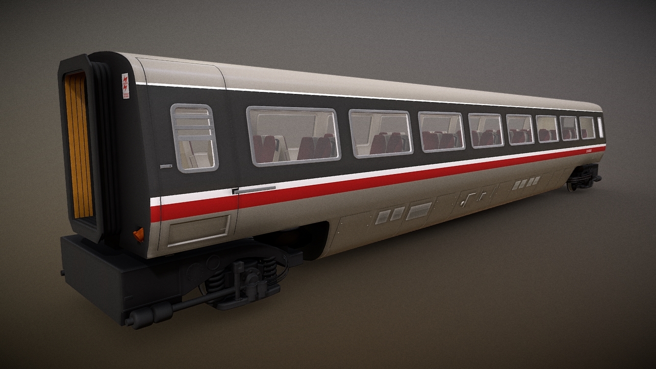 Train - British Rail APT STD Carriage