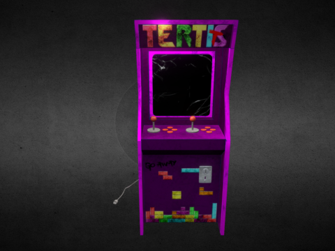 Abandonded/Vandalised Arcade Machine