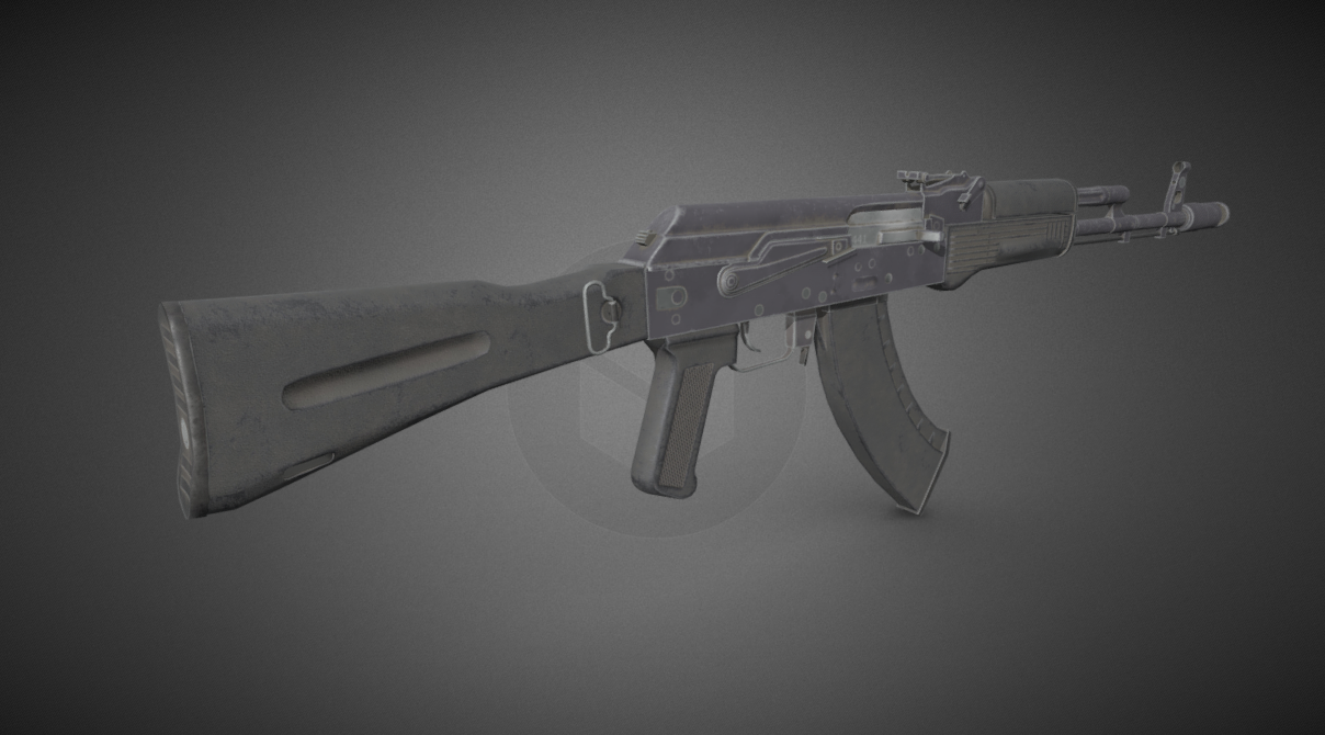AK-103 - Game Ready Assault Rifle Weapon