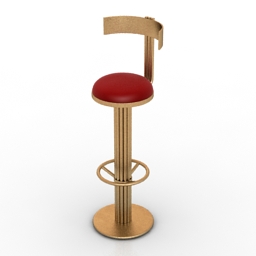 Chair bar Delightfull GILBERTO CHAIR LOUNGE 3d model