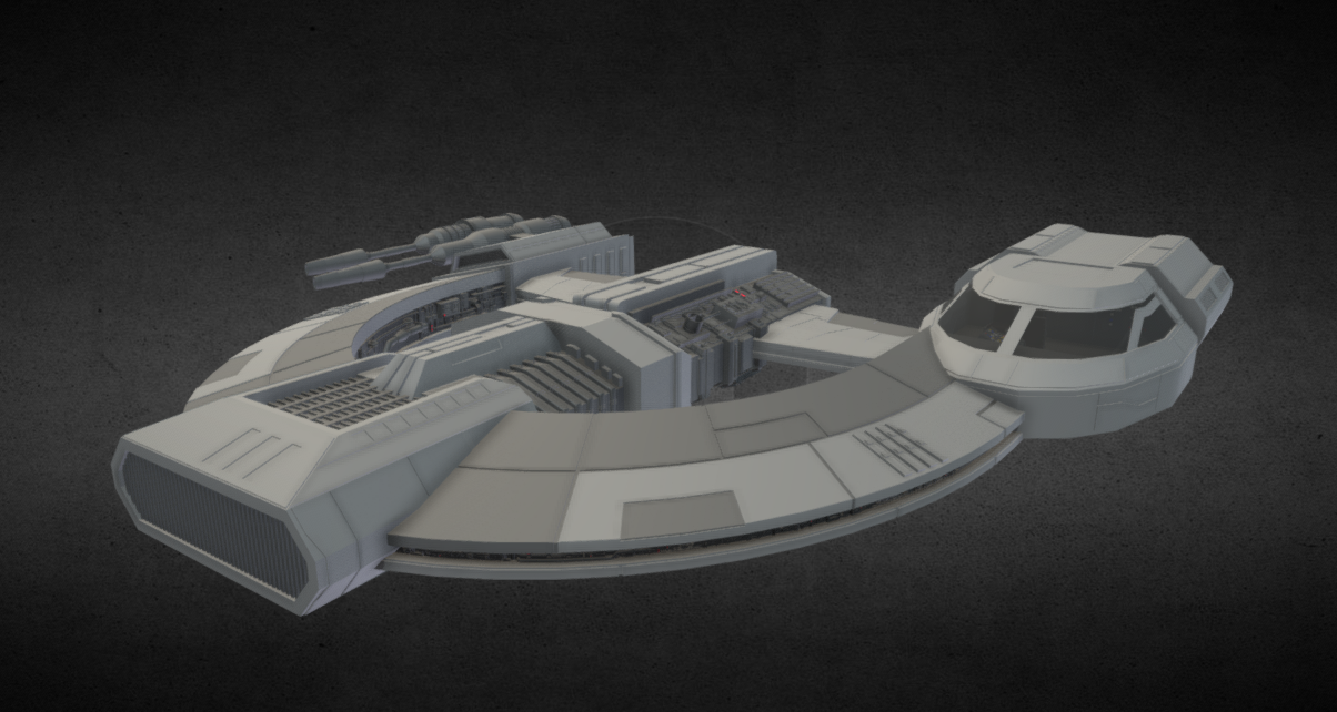 Star Wars: G-Type Light Shuttle - DownloadFree3D.com