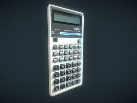 Low Poly Retro Calculator