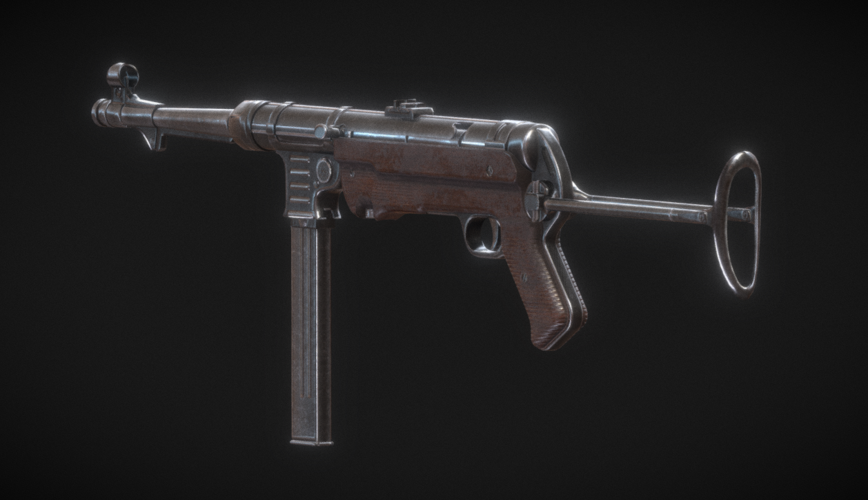 MP 40 - WW2 Submachine Gun