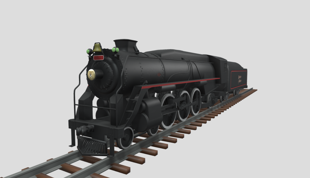 Boston & Maine P-4 Pacific Steam Locomotive