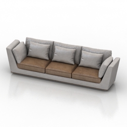 Sofa 3 seat 3d model