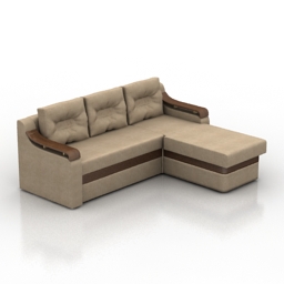 Sofa PanDivan Capry 3d model
