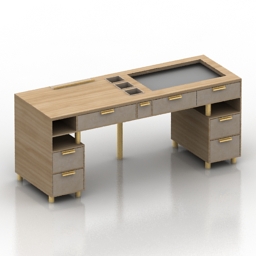 Table for designers 3d model