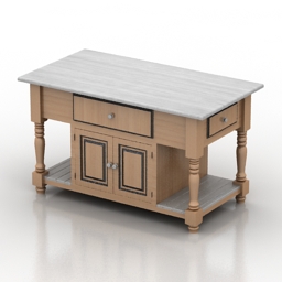 Table kitchen 3d model