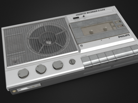 Philips Cassette Recorder D6410