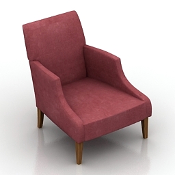 Armchair Gold coast chair MANIE 96B 3d model
