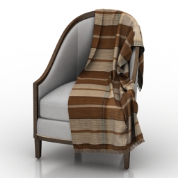 Armchair Mayfair Bergere Chair 3d model