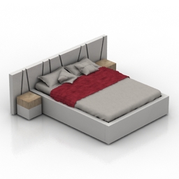 Bed eco 3d model