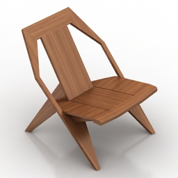 Chair Medici Mattiazzi Lounge 3d model