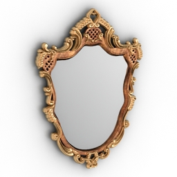 Mirror Modenese Gastone 3d model