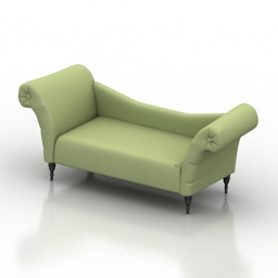 Sofa Skyline Furniture Chaise Lounge 3d model