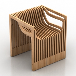 Armchair Julian Mayor Impression Chair 3d model