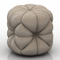 Seat Naga New Collection 2015 AM026 Pouf 3d model