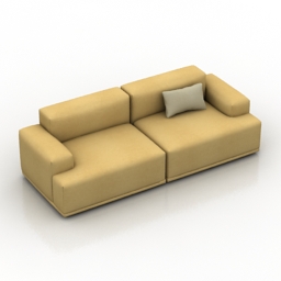 Sofa Muuto connect  3d model