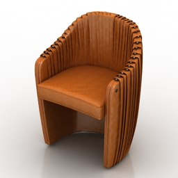 Armchair nella vetrina sharpei dining chair 3d model