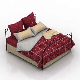 Bed Rosette 3d model