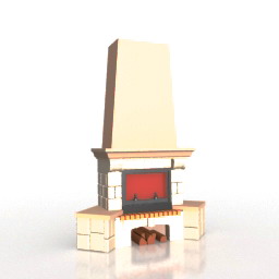 Fireplace Bolero 3d model