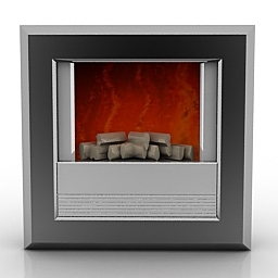 Fireplace Dimplex Bach 3d model