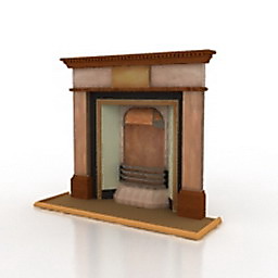 Fireplace - Europa 3d model