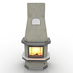 Fireplace Keddy Mistral 3d model