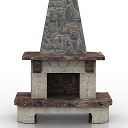 Fireplace Kleo 3d model