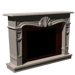 Fireplace arriaga c 3d model